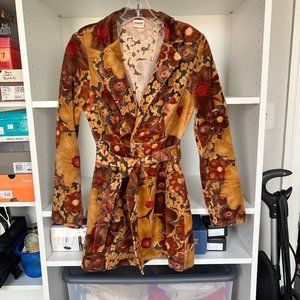 Burn Out Velvet Blazer